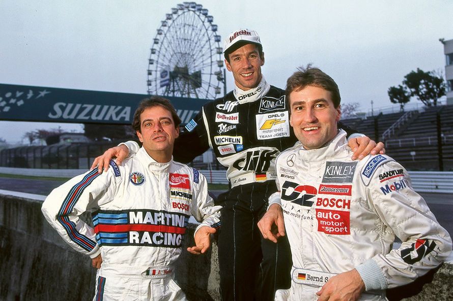 Najlepsza trójka ITCC w ostatnim sezonie (od lewej): Alessandro Nannini, Manuel Reuter, Bernd Schneider (fot. sportauto-online.de)