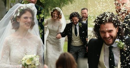 Tak wyglądał ślub Kita Haringtona i Rose Leslie! (ZDJĘCIA)