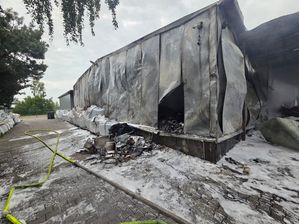Pożar hali