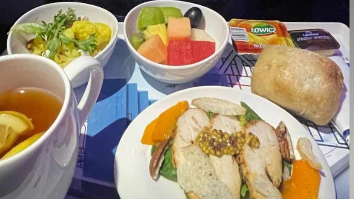 Jedzenie w samolocie - Pyszności