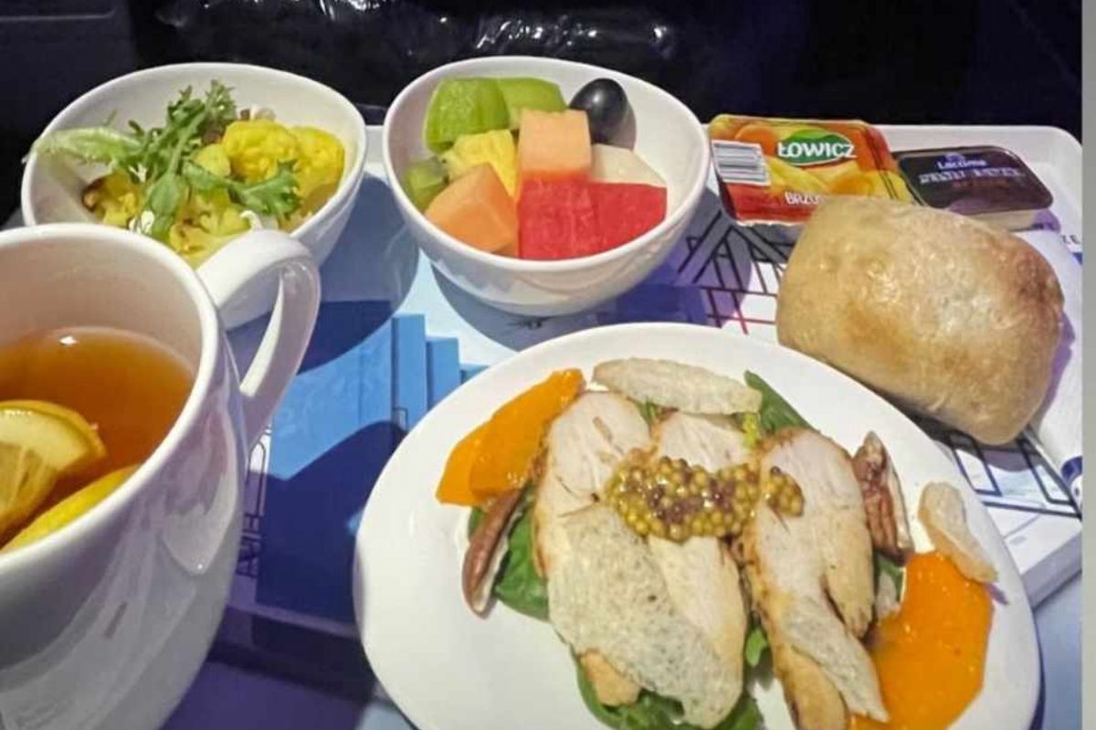 Jedzenie w samolocie - Pyszności