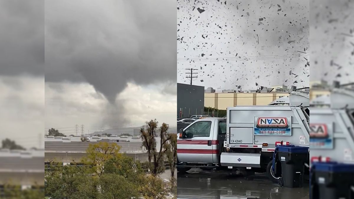 Potężne tornado w Los Angeles.