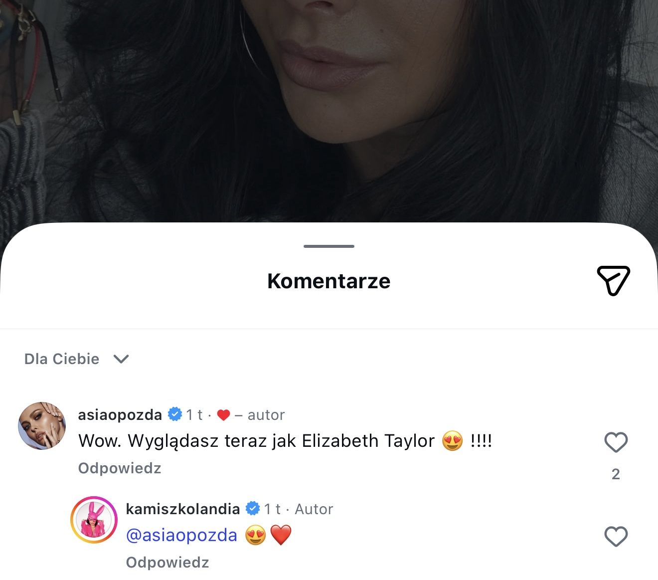 Opozda komplementuje Wybrańczyk