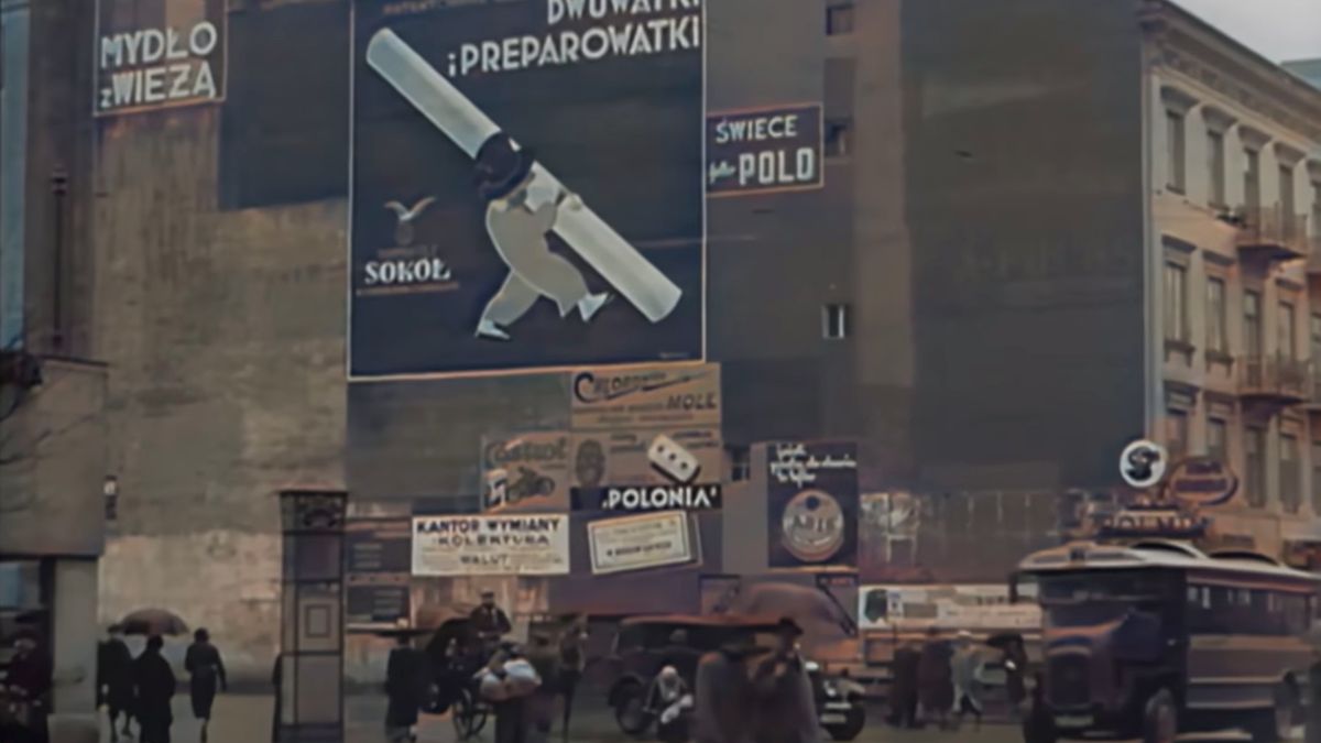 Tak wyglądała przedwojenna Warszawa w 4K, kolorze i z dźwiękiem 1