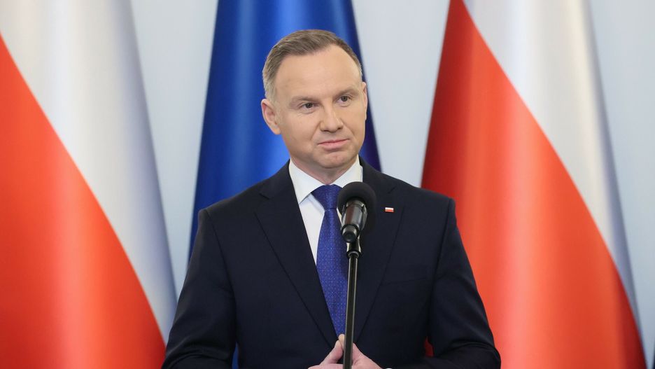 Zaprzysi??enie rz?du Donalda Tuska
Fot. Wojciech Olkusnik/East News, Warszawa, 13.12.2023. Zaprzysiezenie rzadu Donalda Tuska w Palacu Prezydenckim.
N/z: prezydent Andrzej Duda
Wojciech Olkusnik