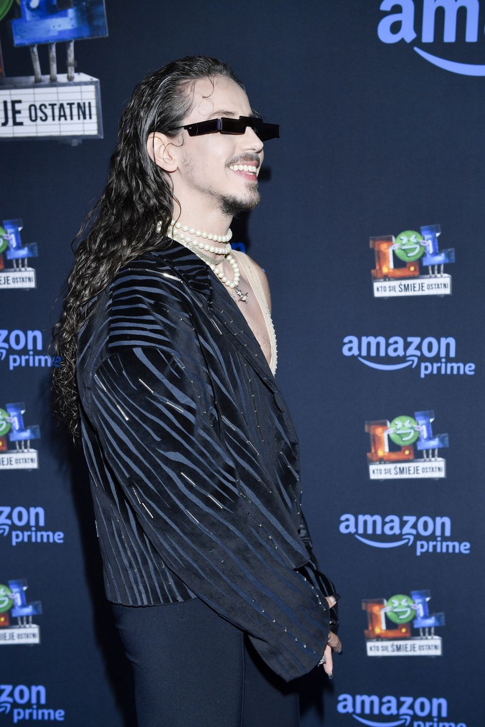 Michał Szpak na premierze show "LOL: Kto się śmieje ostatni"