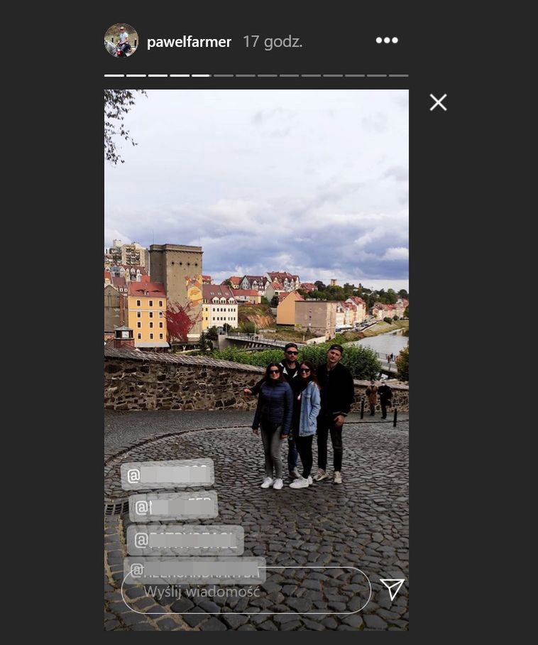 Screen z Insta Story Pawła Bodziannego