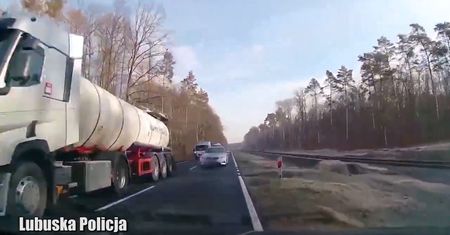 Piraci na lubuskich drogach. Najbardziej dramatyczne momenty nagrane przez kierowców