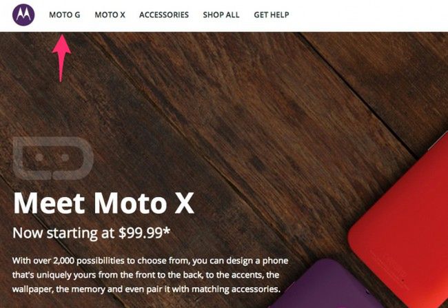 Moto G wycieka na stronie Motoroli. Czy to tańsza wersja Moto X, która pojawi się w Europie?
