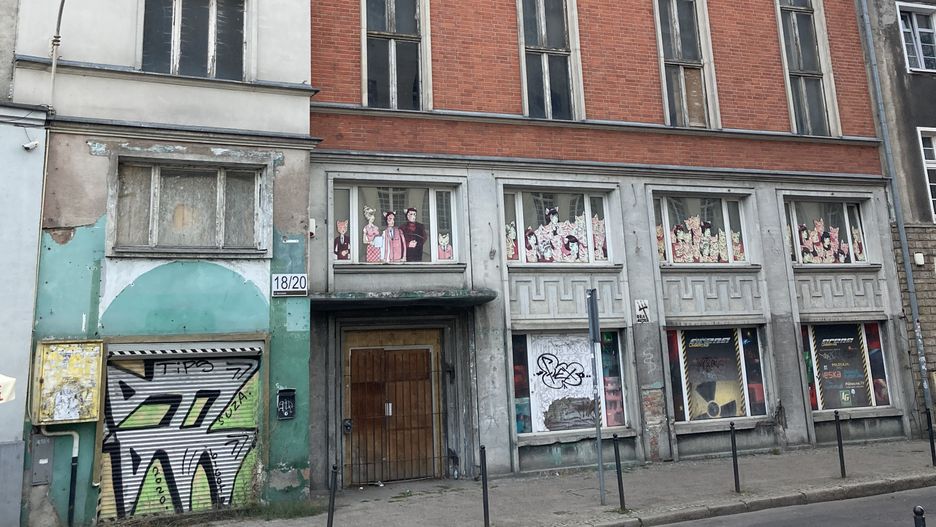Gdańsk. Rudy Kot ul. Garncarska