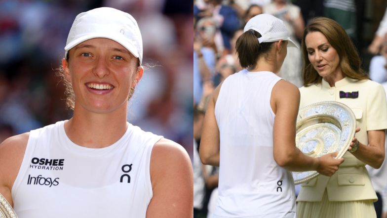 Ujawniono, co księżna Kate powiedziała Idze Świątek!