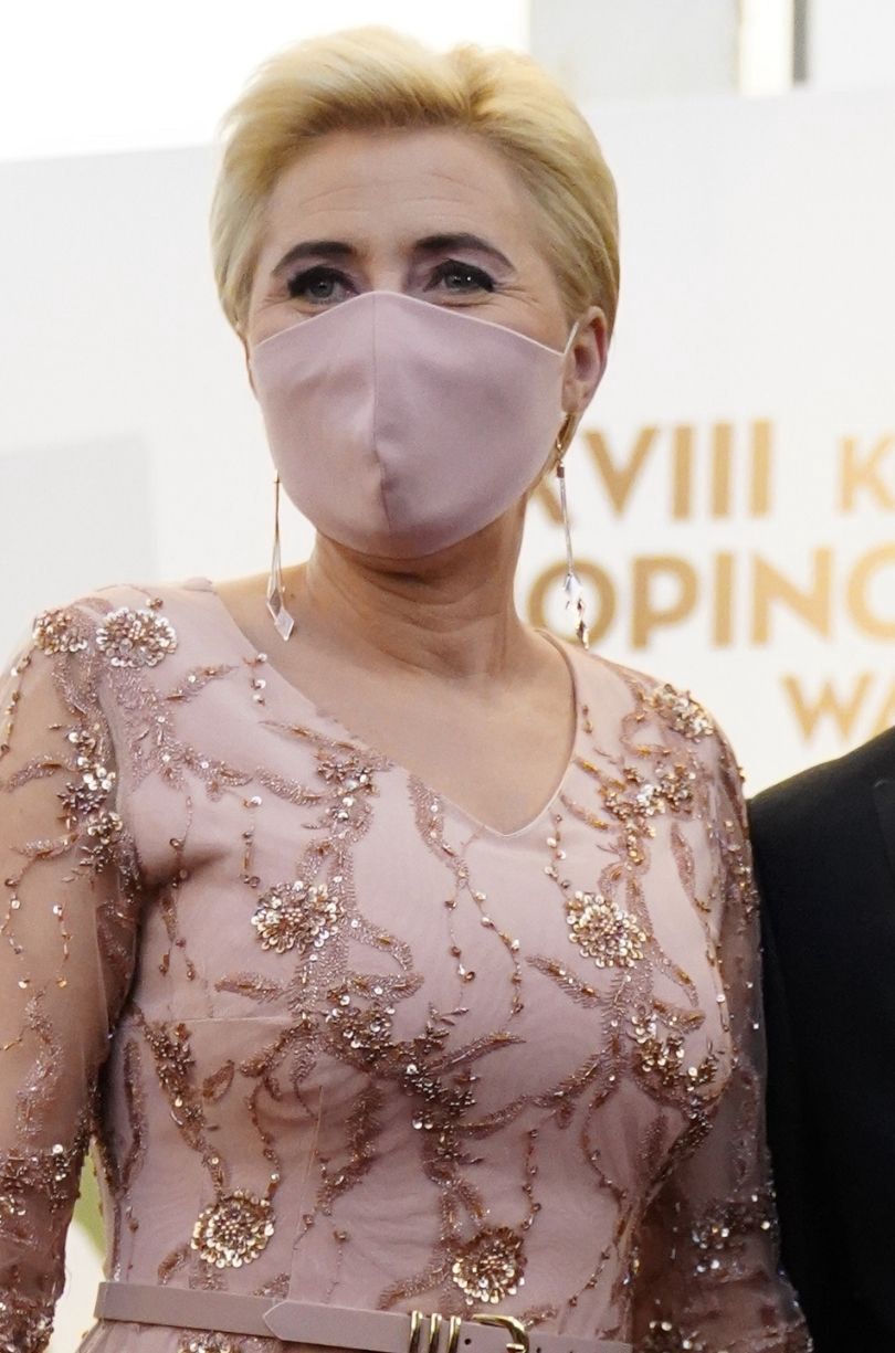 Agata i Andrzej Dudowie na Gali Wręczenia Nagród XVIII Konkursu Chopinowskiego