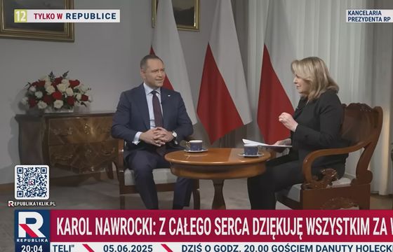 Jak telewizje relacjonowały kampanię? KRRiT: „tylko jedna” stacja po stronie Nawrockiego