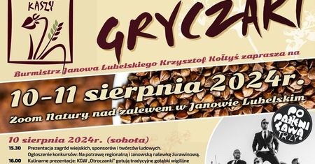 Gryczaki w Janowie Lubelskim 2024. Gwiazdami imprezy Skolim i Poparzeni Kawą Trzy. Zobacz godzinowy program