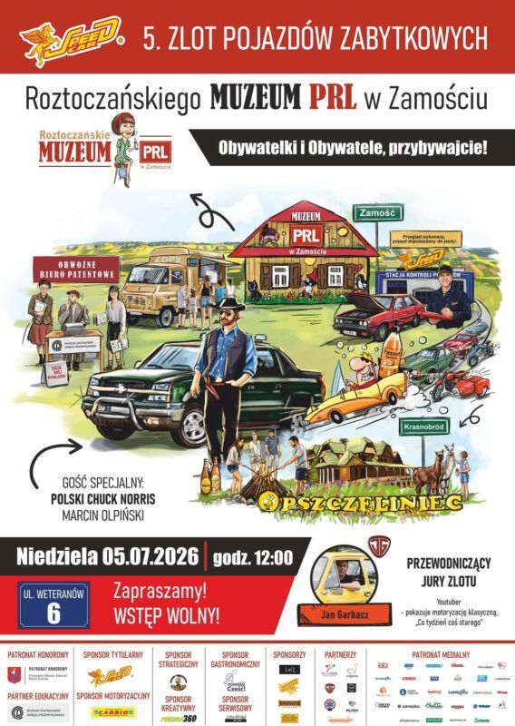 Plakat zlot lipiec 2026