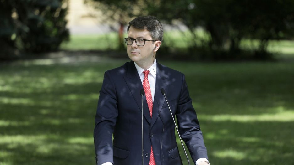 Konferencja prasowa Piotra Muellera