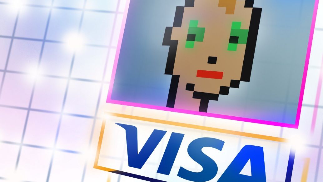Cryptopunk kupiony przez VISA