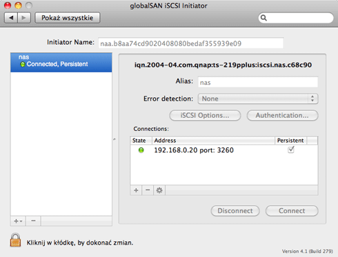 GlobalSAN iSCI Initiator