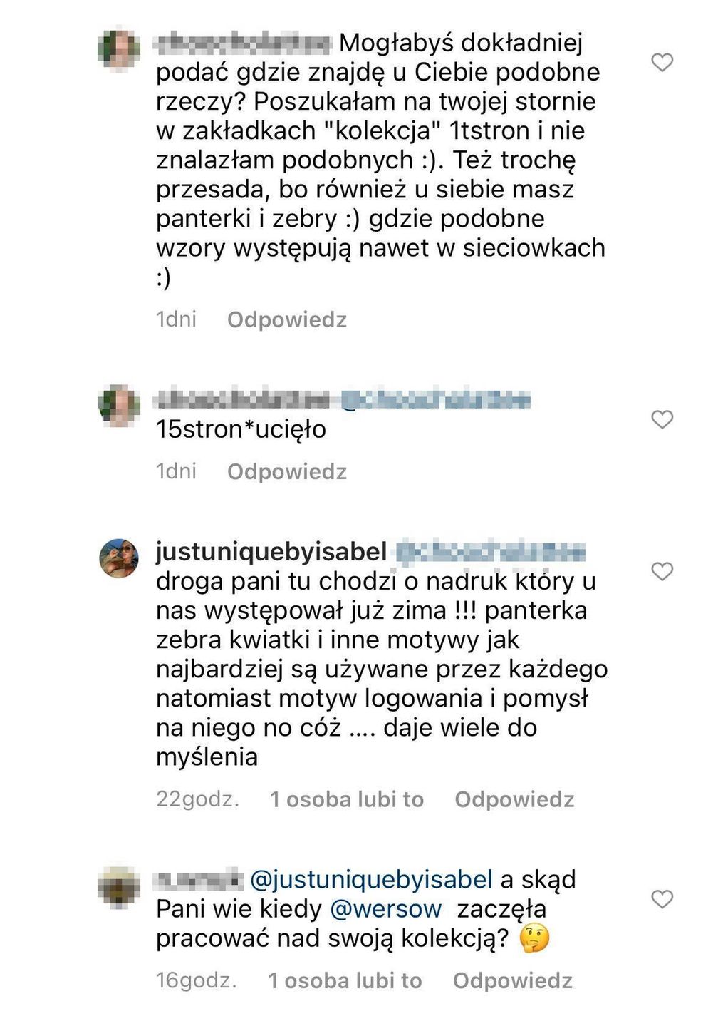 Iza z "Królowych Życia" oskarża Wersow o kopiowanie jej projektów