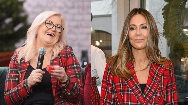 Małgorzata Rozenek i Anna z "Sanatorium miłości" w bliźniaczo podobnych marynarkach