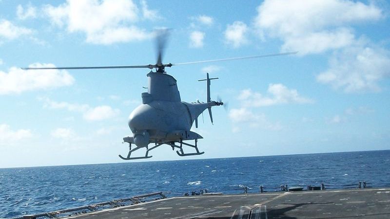 Interakcja bezzałogowca z helikopterem 1