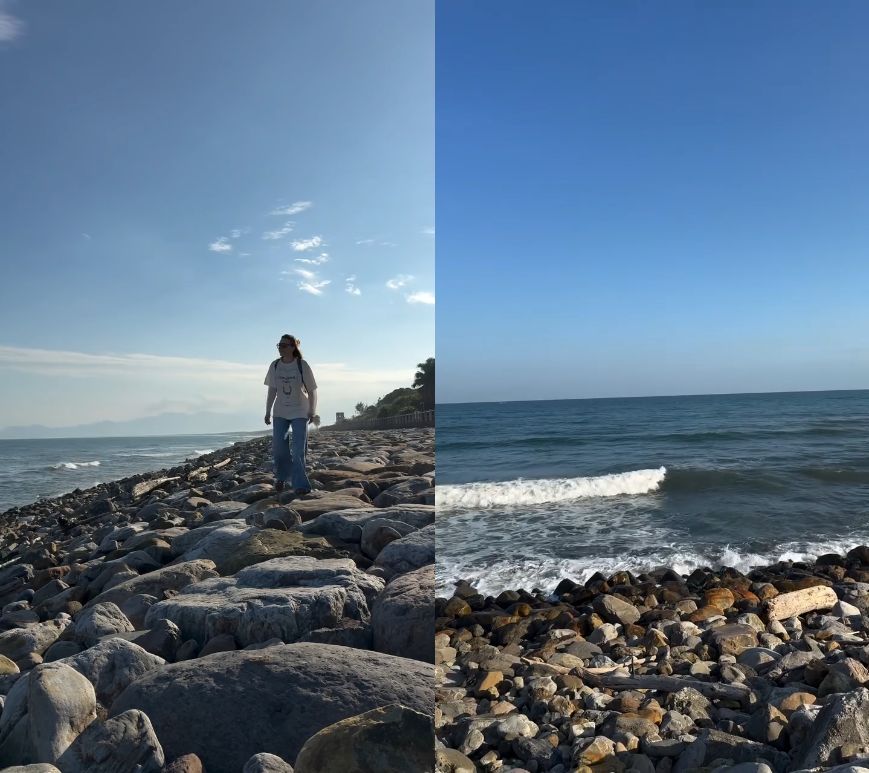 Magdalena Lamparska na wakacjach