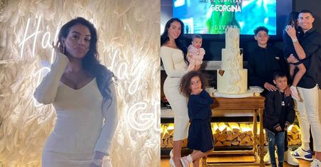 Georgina Rodriguez relacjonuje imprezę urodzinową NA BOGATO: dwa torty, specjalne menu, morze kwiatów... (ZDJĘCIA)