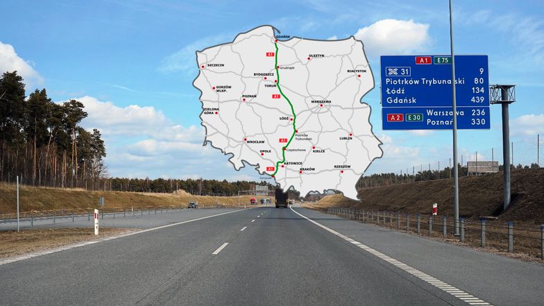 Autostrada A1 została ukończona na całej jej długości