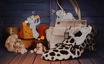 Prada stawia na ręczną animację zamiast AI. W świątecznej kampanii legenda Disneya