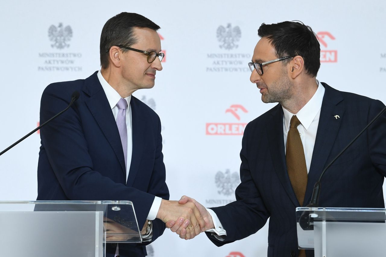 Afera mailowa. Mateusz Morawiecki miał się żalić na TVP 