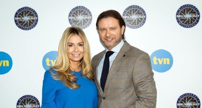 Kinga Rusin, Piotr Kraśko, Filip Chajzer, Małgorzata Rozenek-Majdan, Radosław Majdan w „Milionerach”