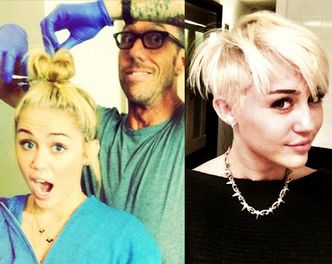 Miley Cyrus ścięła włosy! (FOTO)