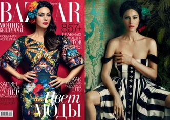 Słowiańska (?) Bellucci na okładce "Harper's Bazaar"