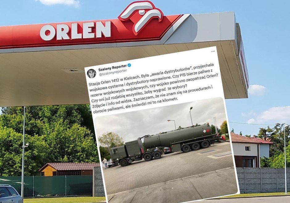 Wojskowe cysterny na ratunek Orlenowi. Armia pomaga w naprawianiu "awarii"