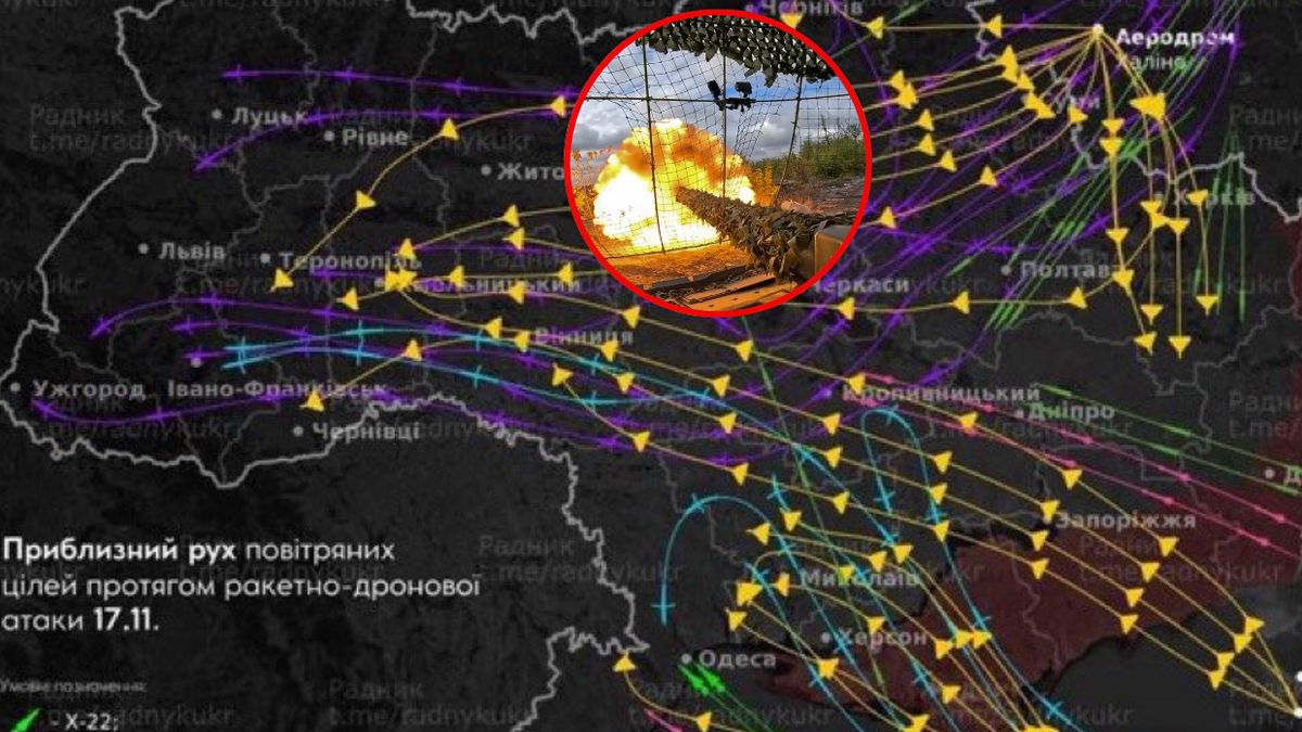 Zmasowany atak na Ukrainę. Wszystko widać na mapie