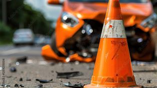 Dramatyczny wypadek na Śląsku. 23-latka z impetem wjechała w przystanek autobusowy. Kobieta wracała z nocnej zmiany