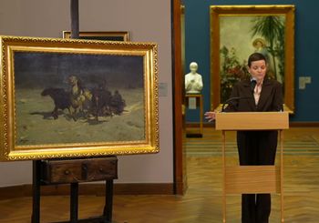 Kolejny cenny obraz wrócił do Polski. Wisiał w kasynie oficerów SS