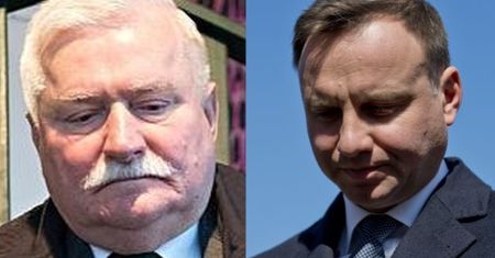 Wałęsa wspomina lot z Dudą do USA: "Nie miał tych filmów, co ja chciałem. Miał nowoczesne, a ja lubię wykopaliska"