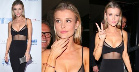 Joanna Krupa odsłania piersi na kolacji w Hollywood (ZDJĘCIA)