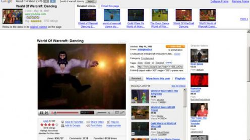 Google Video bez zbędnych ramek 1