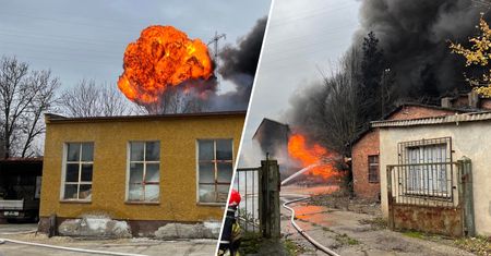 Mają zamknąć okna. Nagły apel służb, ciemny dym nad miastem
