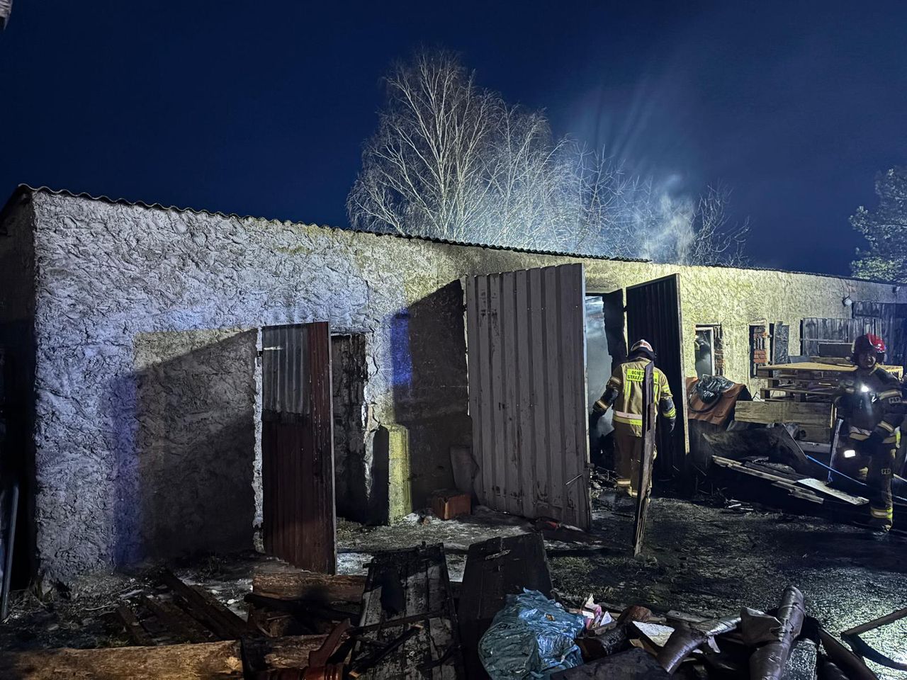 Pożar w Kościerzynie Małym