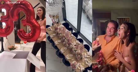 Klaudia Halejcio weszła Z PRZYTUPEM w 34. rok życia: trzypoziomowy tort, impreza nad basenem, znane koleżanki (ZDJĘCIA)