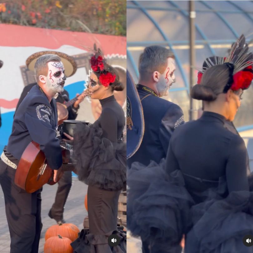 Małgorzata Rozenek i Krzysztof Skórzyński straszą w halloweenowych kostiumach w "Dzień Dobry TVN"