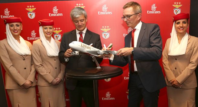 Emirates partnerem lotniczym zespołu Benfica Lizbona