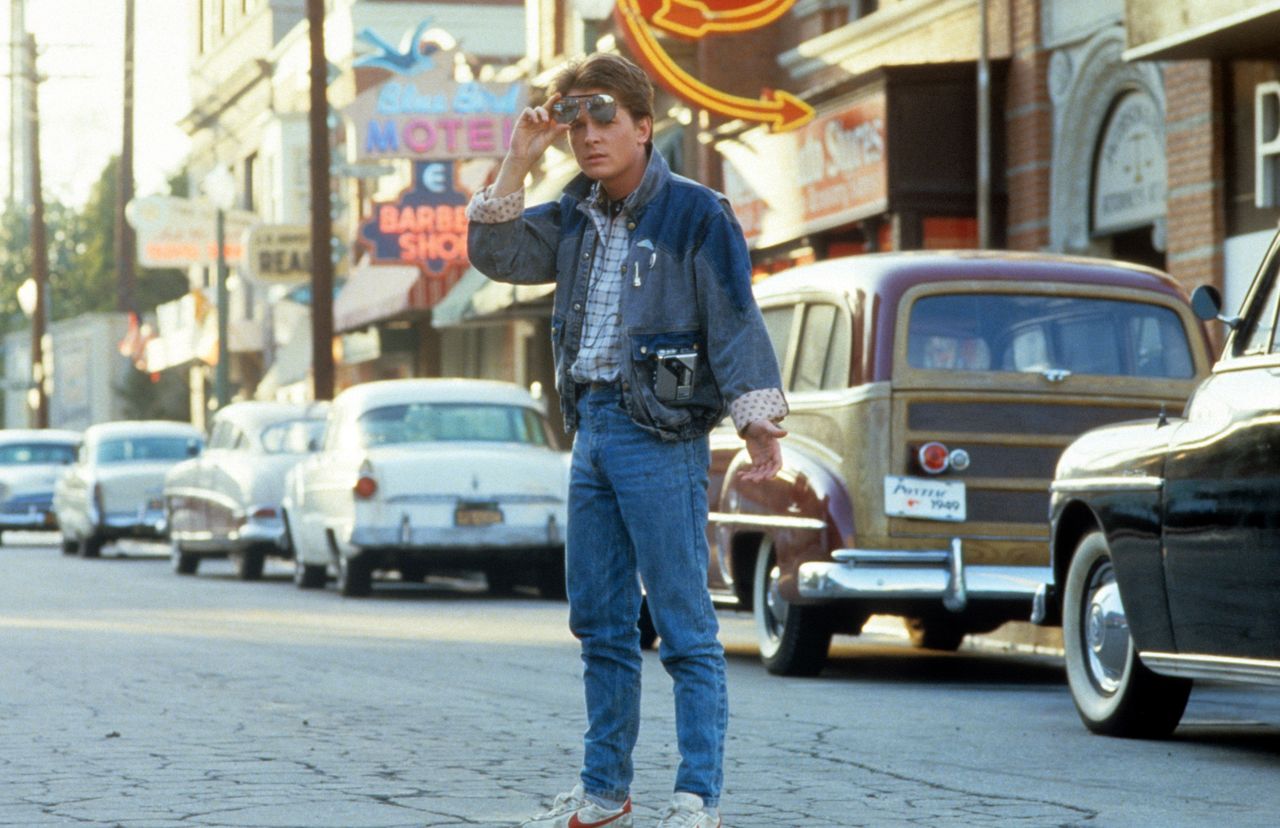 Michael J Fox w filmie "Powrót do Przyszłości"