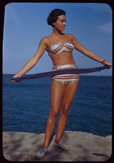 Maria Grygier, 1949 r. © Charles W. Cushman