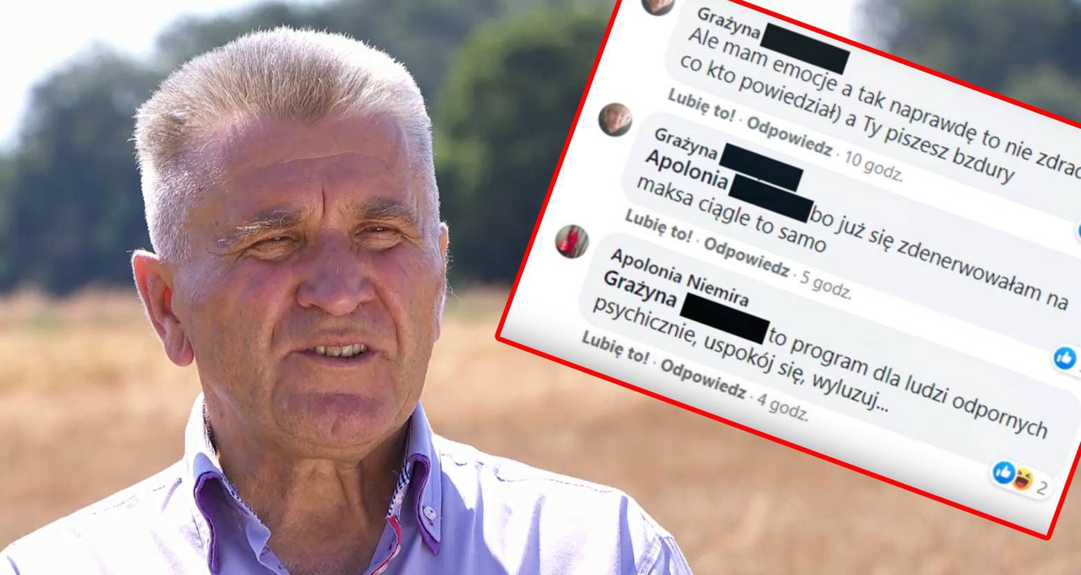 Kandydatki Józka nie wahały się go zaatakować w komentarzach
