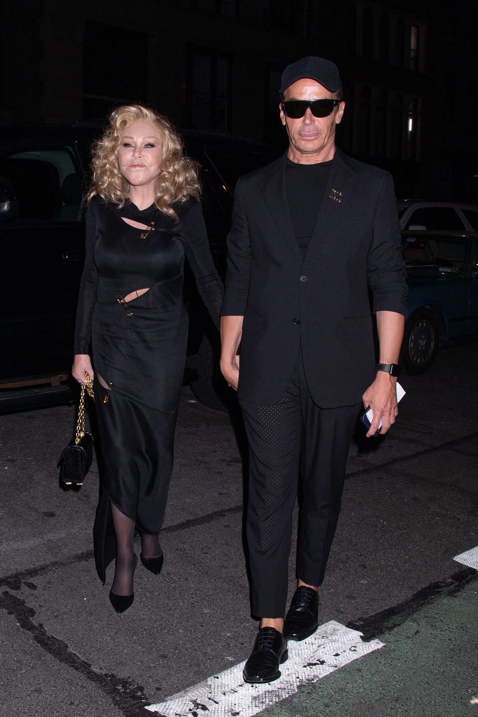 Jocelyn Wildenstein z partnerem w Nowym Jorku