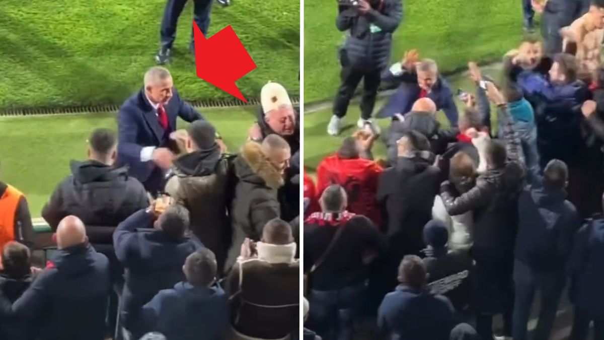 Sylvinho po meczu z Mołdawią świętuje awans z albańskimi kibicami